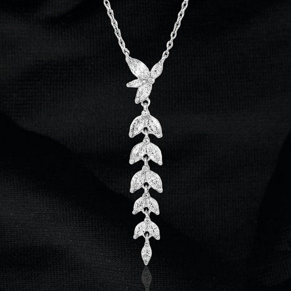 Montana Silversmiths Woodbine Falls Crystal Necklace - NC5310 - Picture 1 of 10